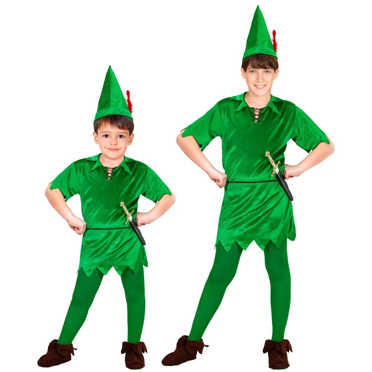 Costume peter pan verde