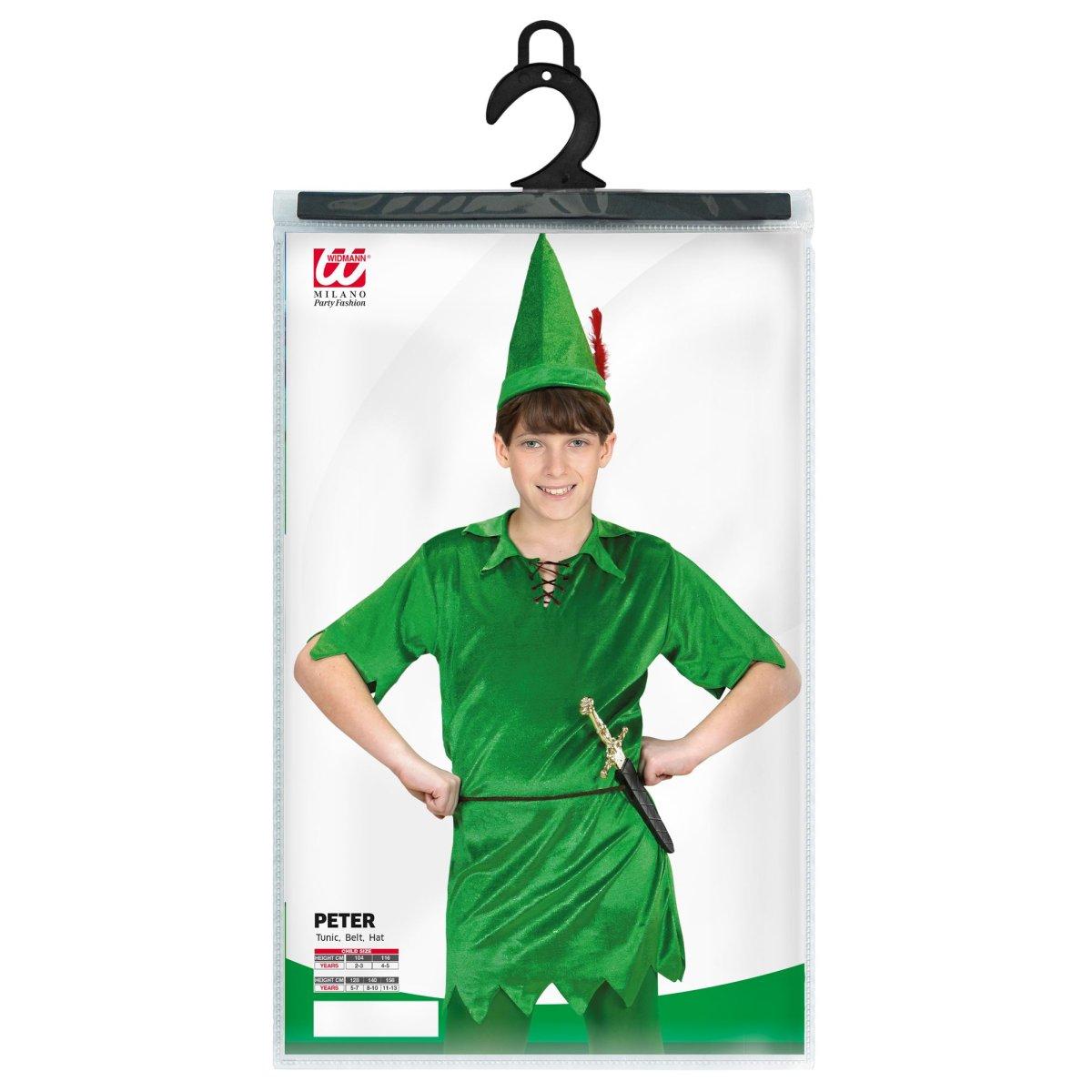 Costume peter pan verde