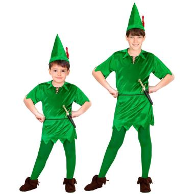 Costume peter pan verde