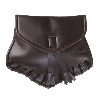 Borsa similpelle marrone per cintura