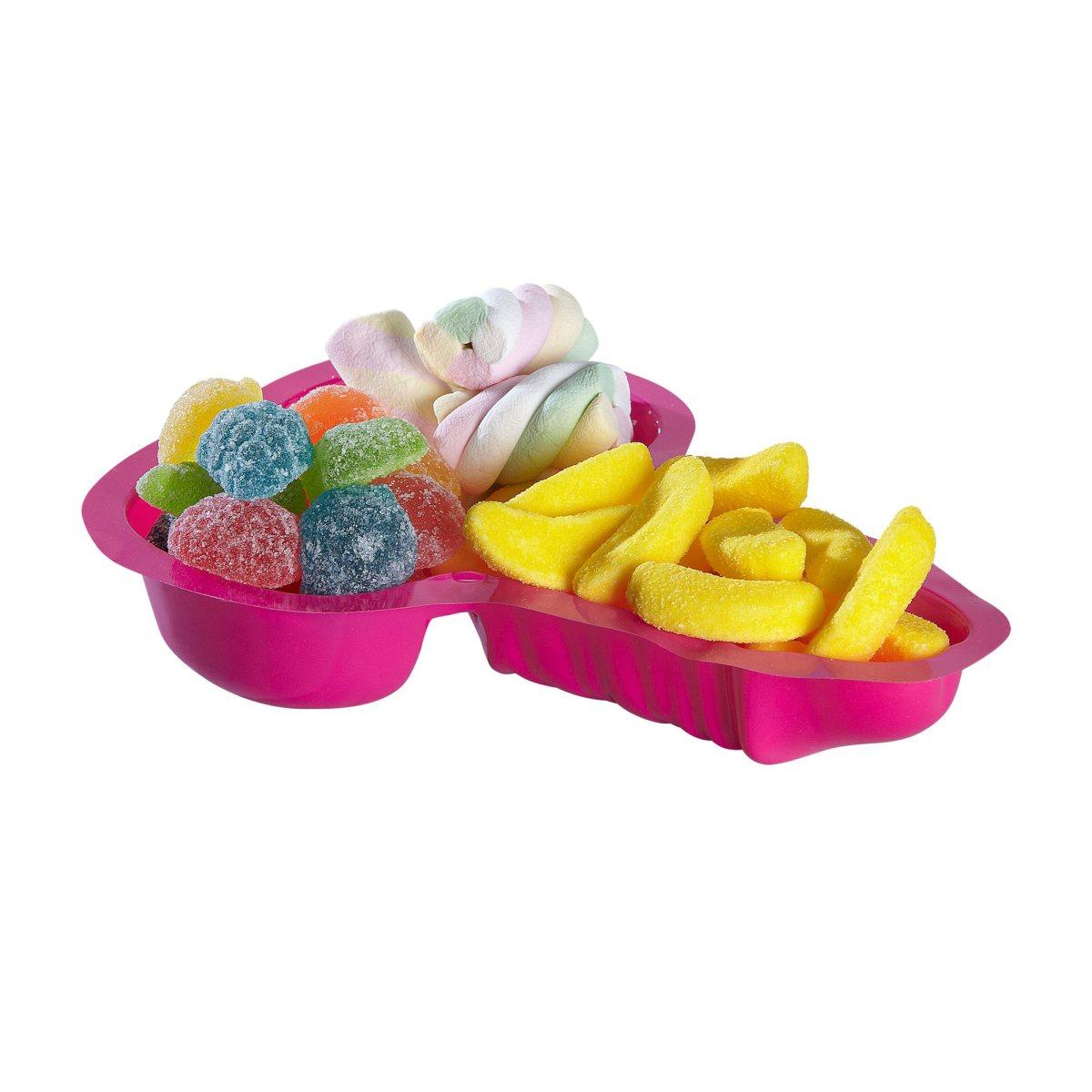 Piatti pvc pene rosa 2 pz