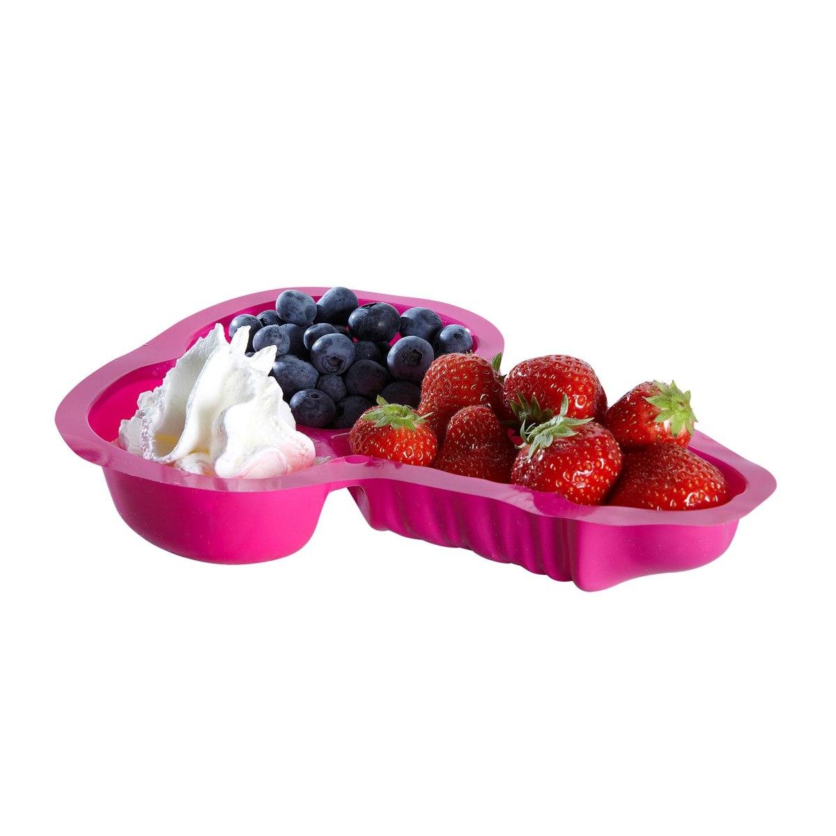 Piatti pvc pene rosa 2 pz
