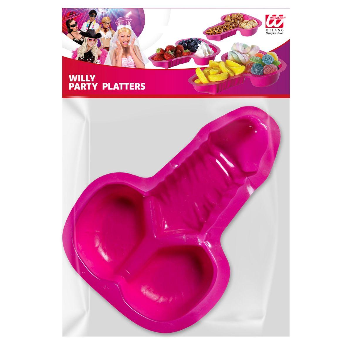 Piatti pvc pene rosa 2 pz