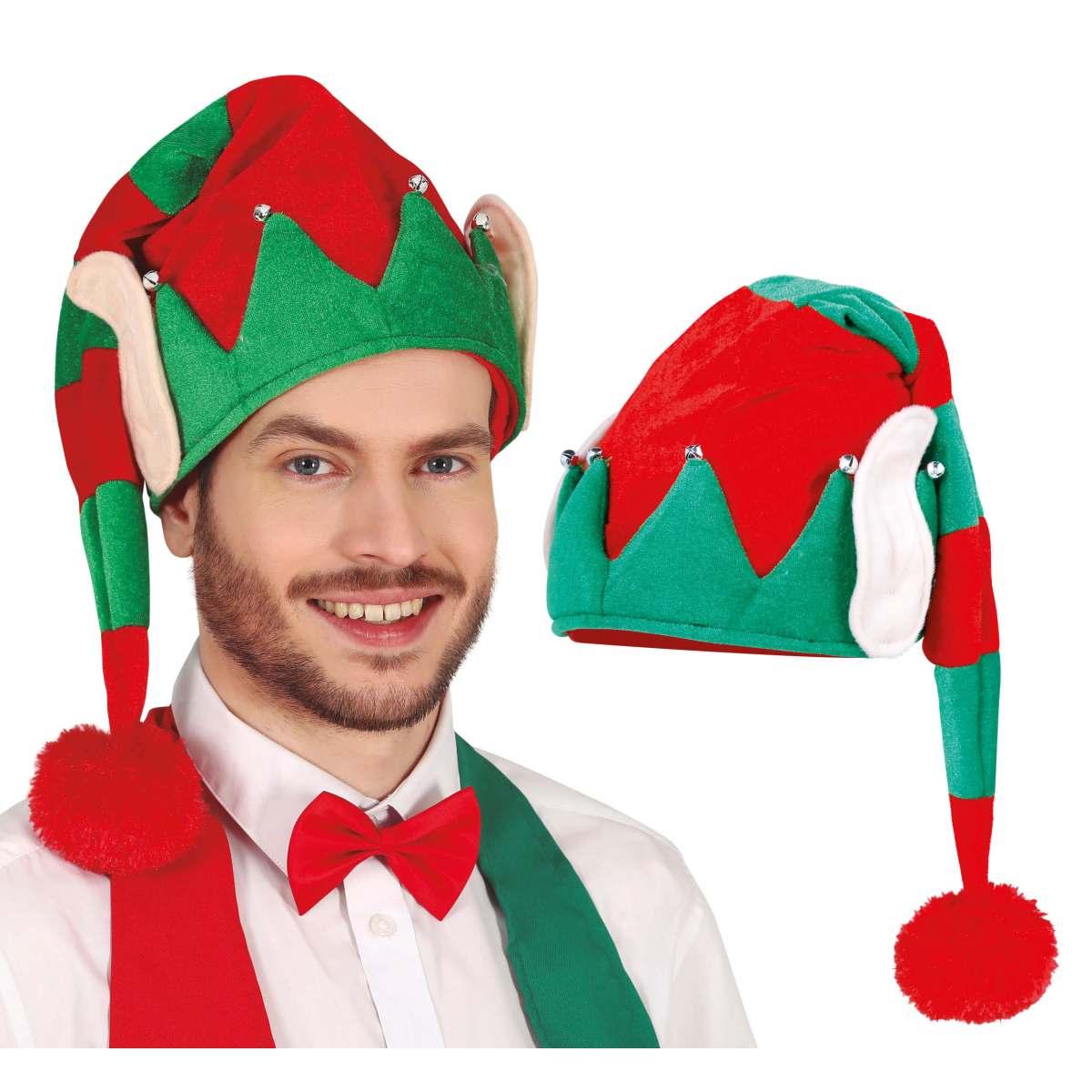 Cappello elfo righe orecchie