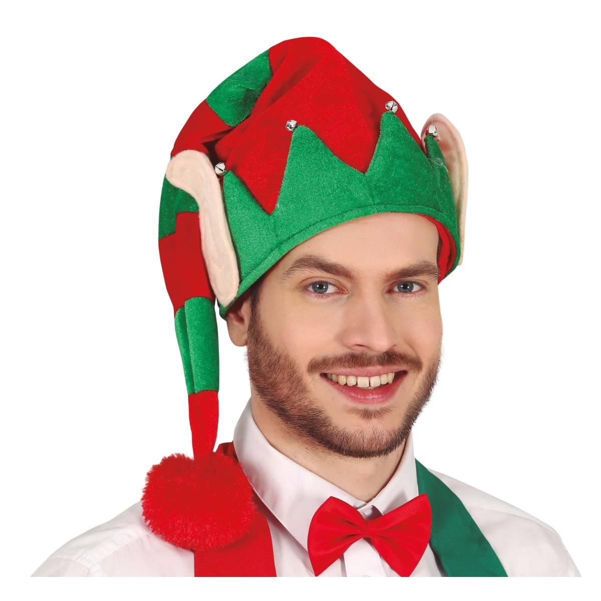 Cappello elfo righe orecchie