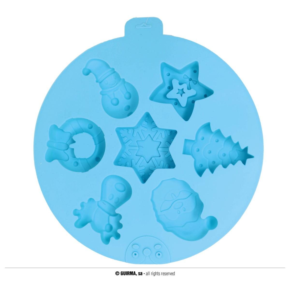 Stampo Silicone Natale Biscotti Set pz.7 | Guirca