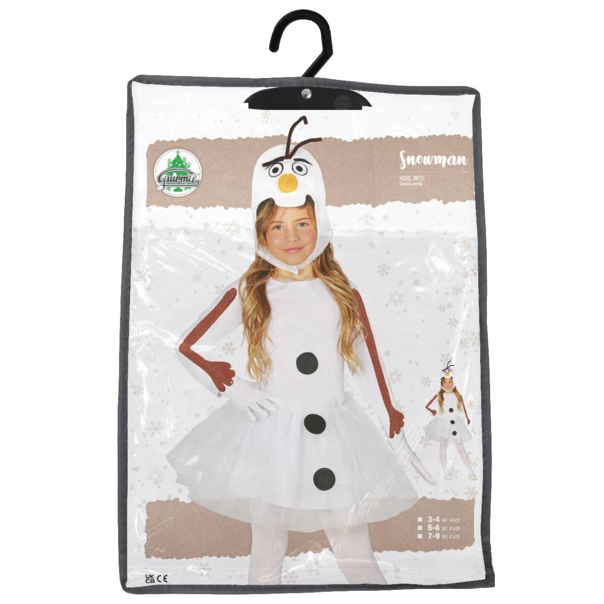 Costume pupazzo di neve