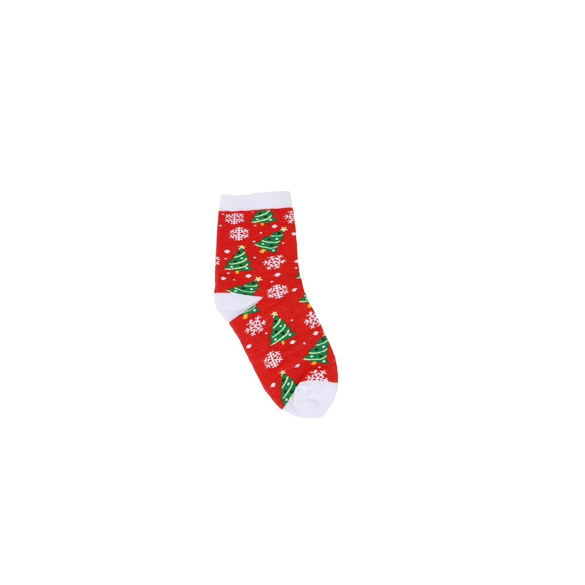 Calzini natale rossi alberi