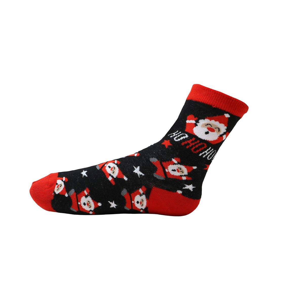 Calzini natale neri babbo natale