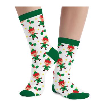 Calzini natale bianchi elfi