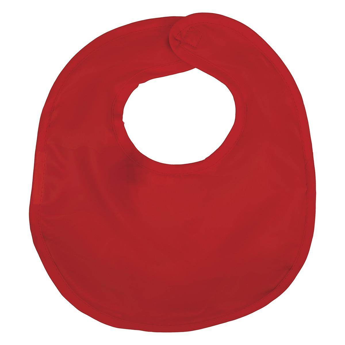 Bavaglino natalizio in tessuto rosso