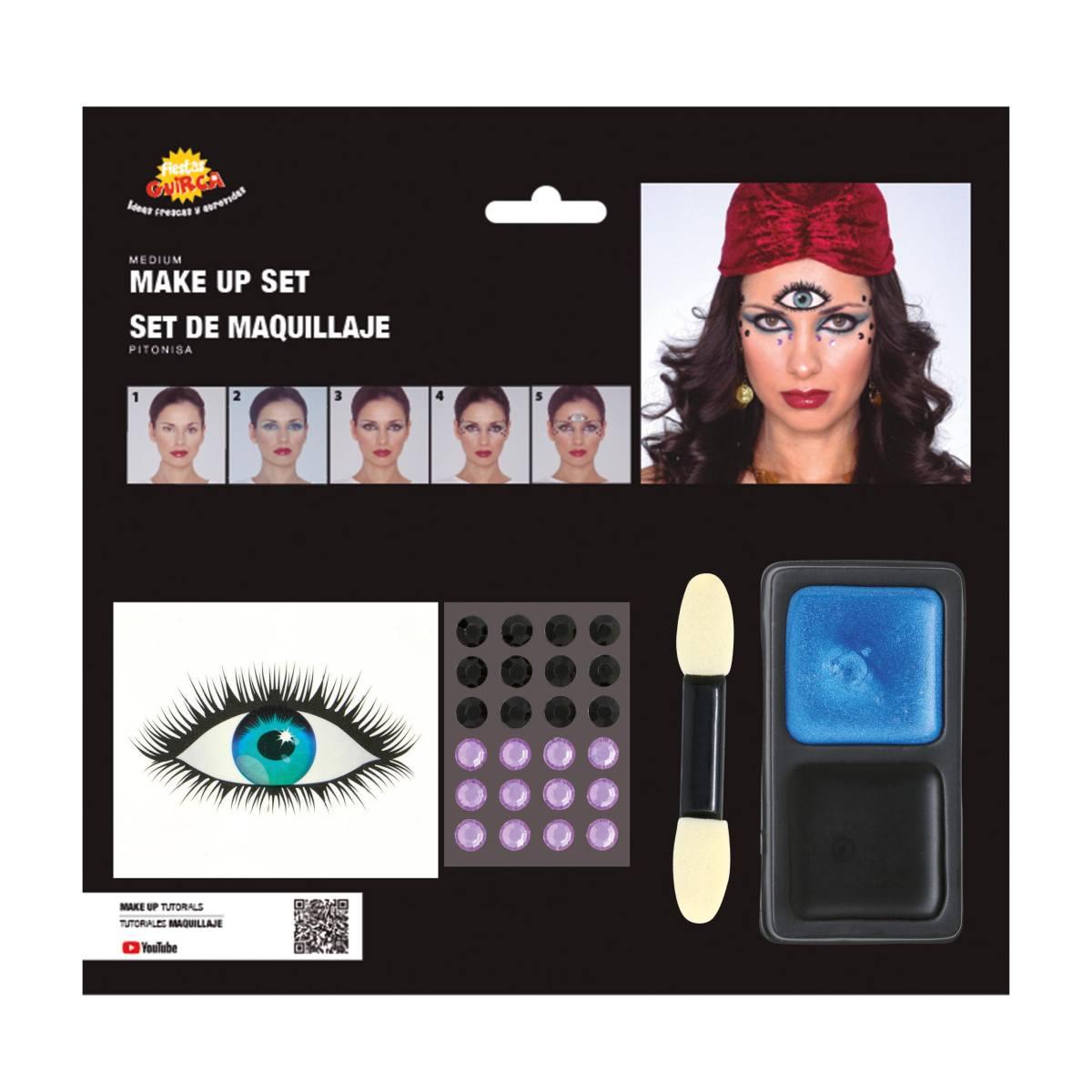 Trucco decorazioni adesive viso cartomante