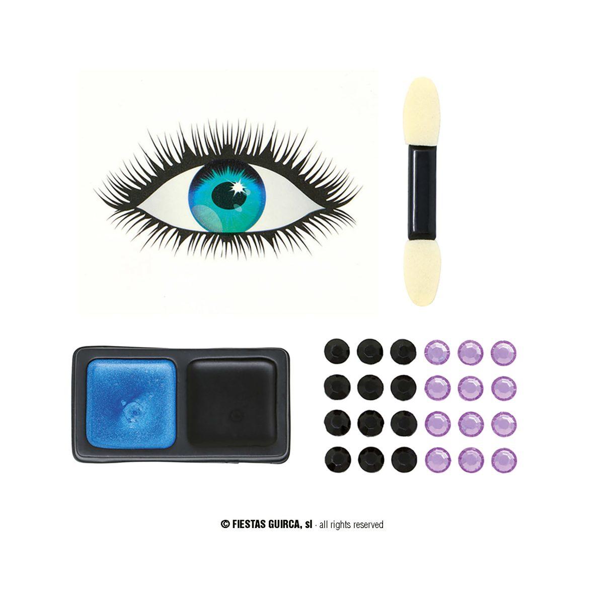 Trucco decorazioni adesive viso cartomante