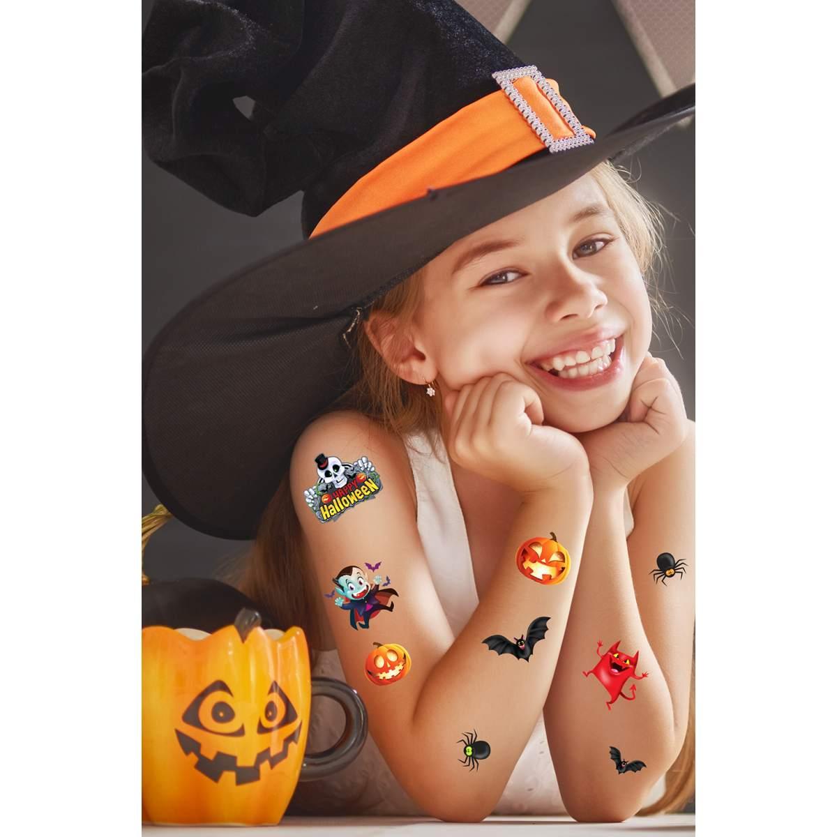 Tatuaggi corpo halloween rimovibili assortiti