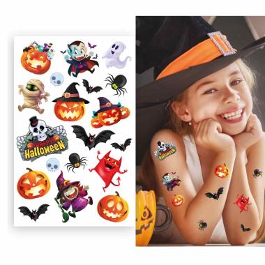 Tatuaggi corpo halloween rimovibili assortiti