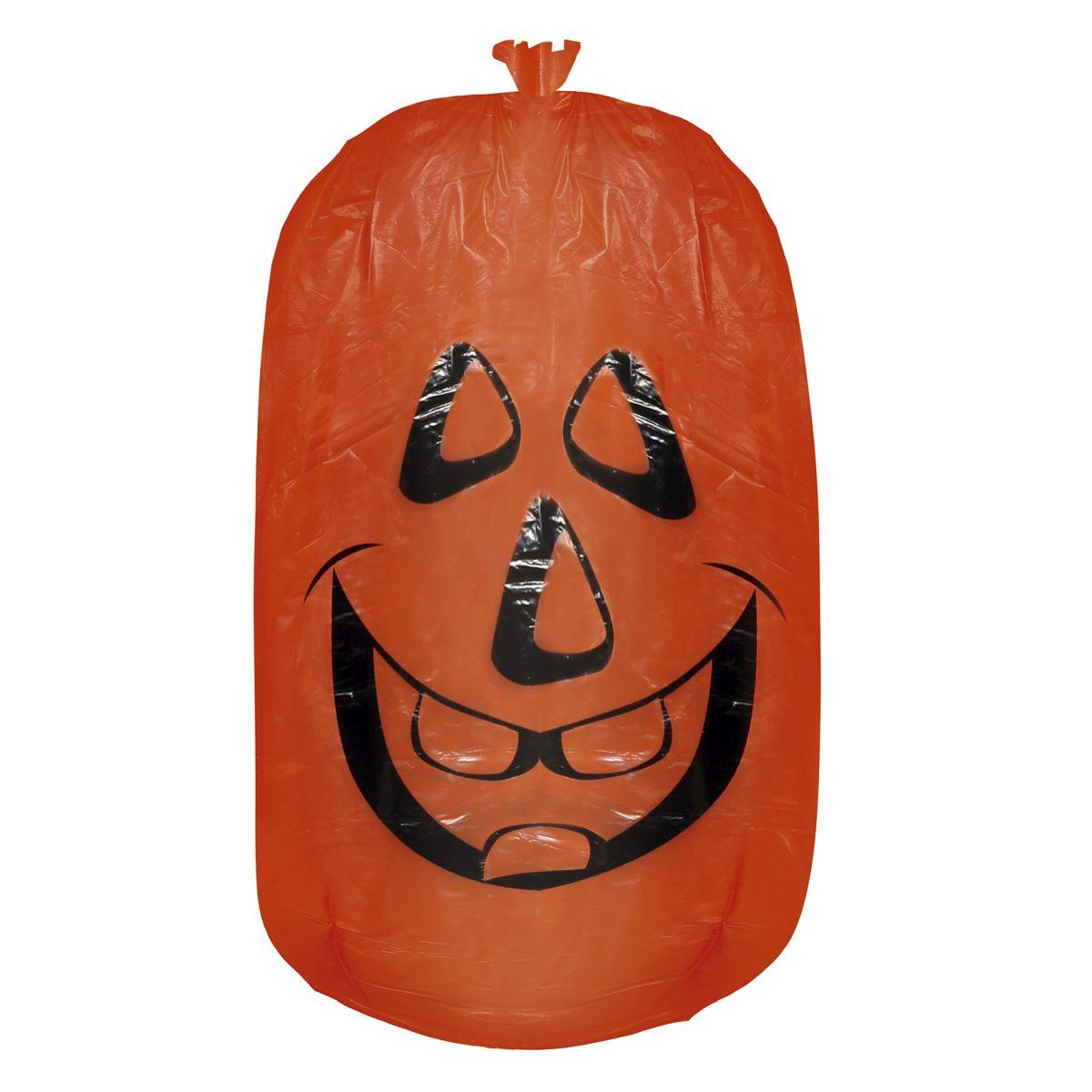 Sacchi halloween arancioni zucche assortiti Set 3 pz