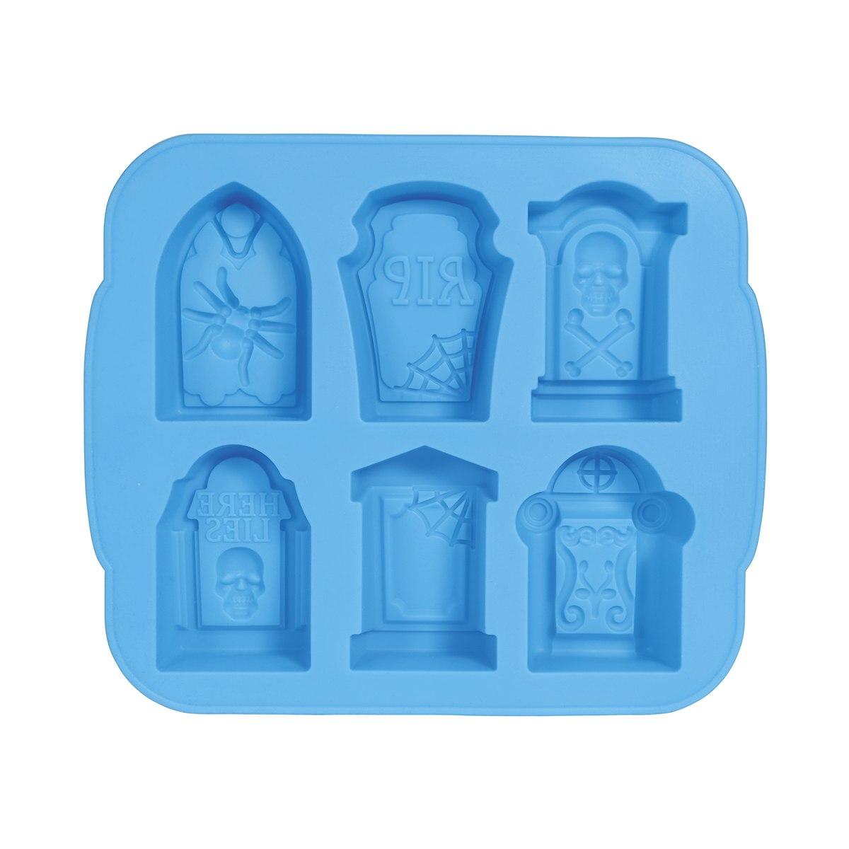 Stampo silicone halloween biscotti bare 6 pz