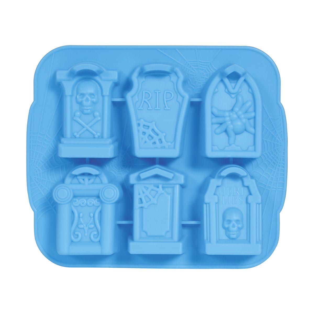 Stampo silicone halloween biscotti bare 6 pz