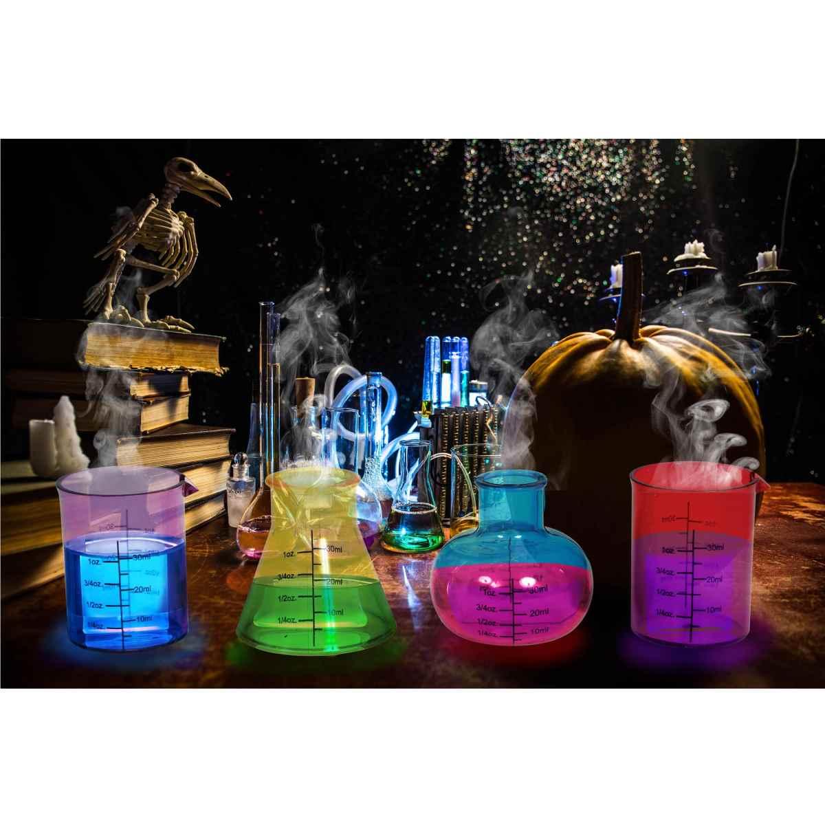 Bicchiere halloween pvc da laboratorio 4 pz