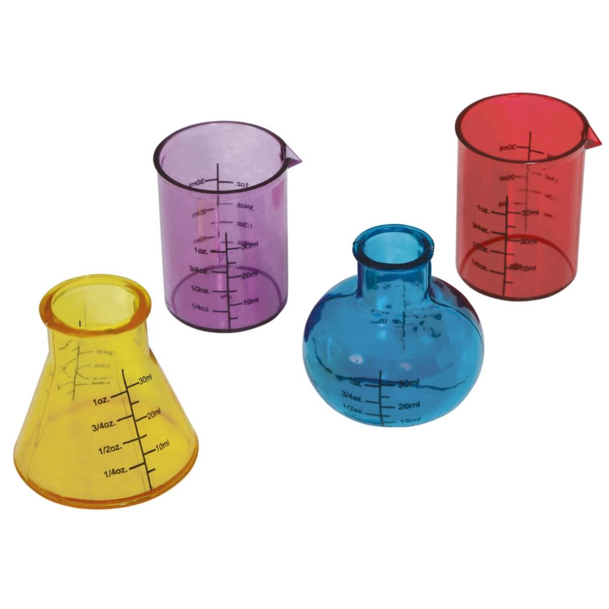 Bicchiere halloween pvc da laboratorio 4 pz