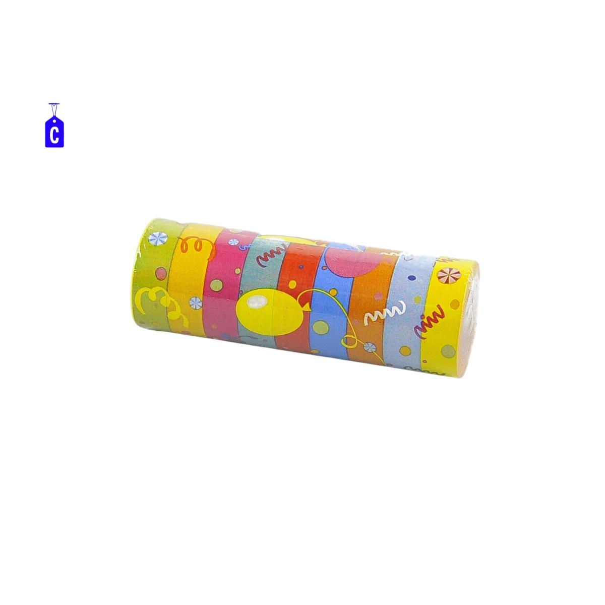Stelle filanti multicolor 10 mt