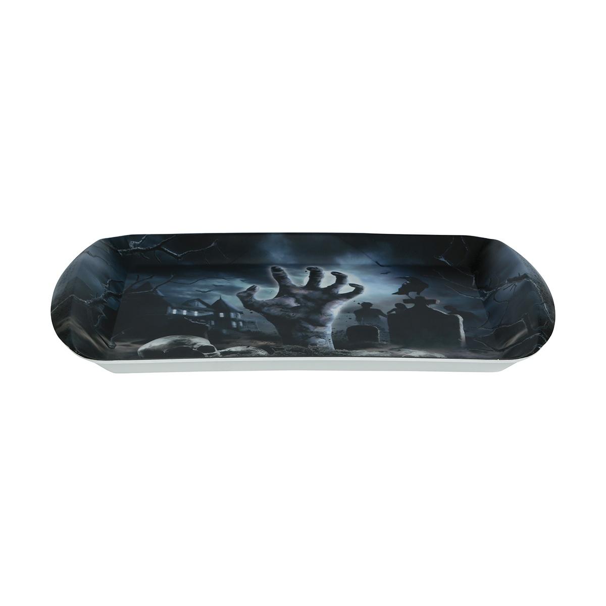 Vassoio halloween pvc cimitero