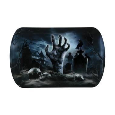 Vassoio halloween pvc cimitero
