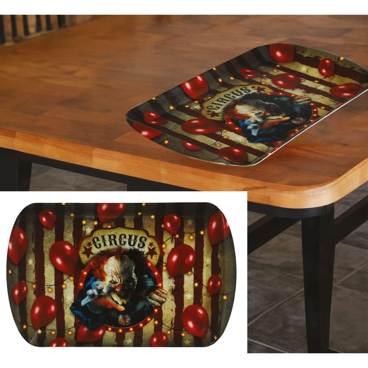 Vassoio halloween pvc circus