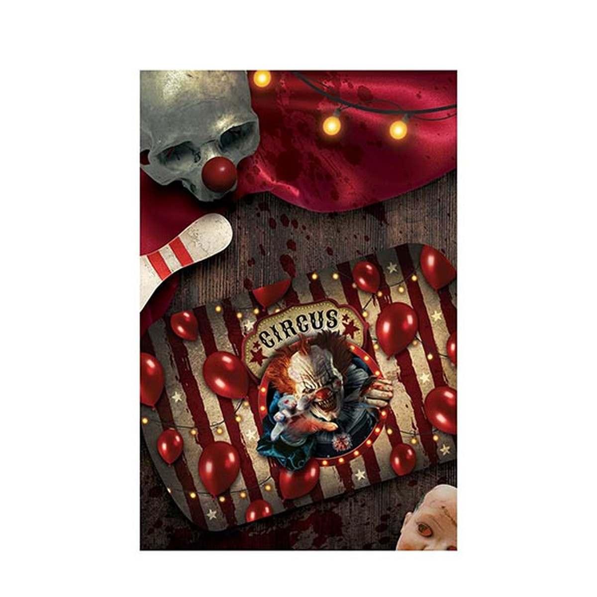 Vassoio halloween pvc circus