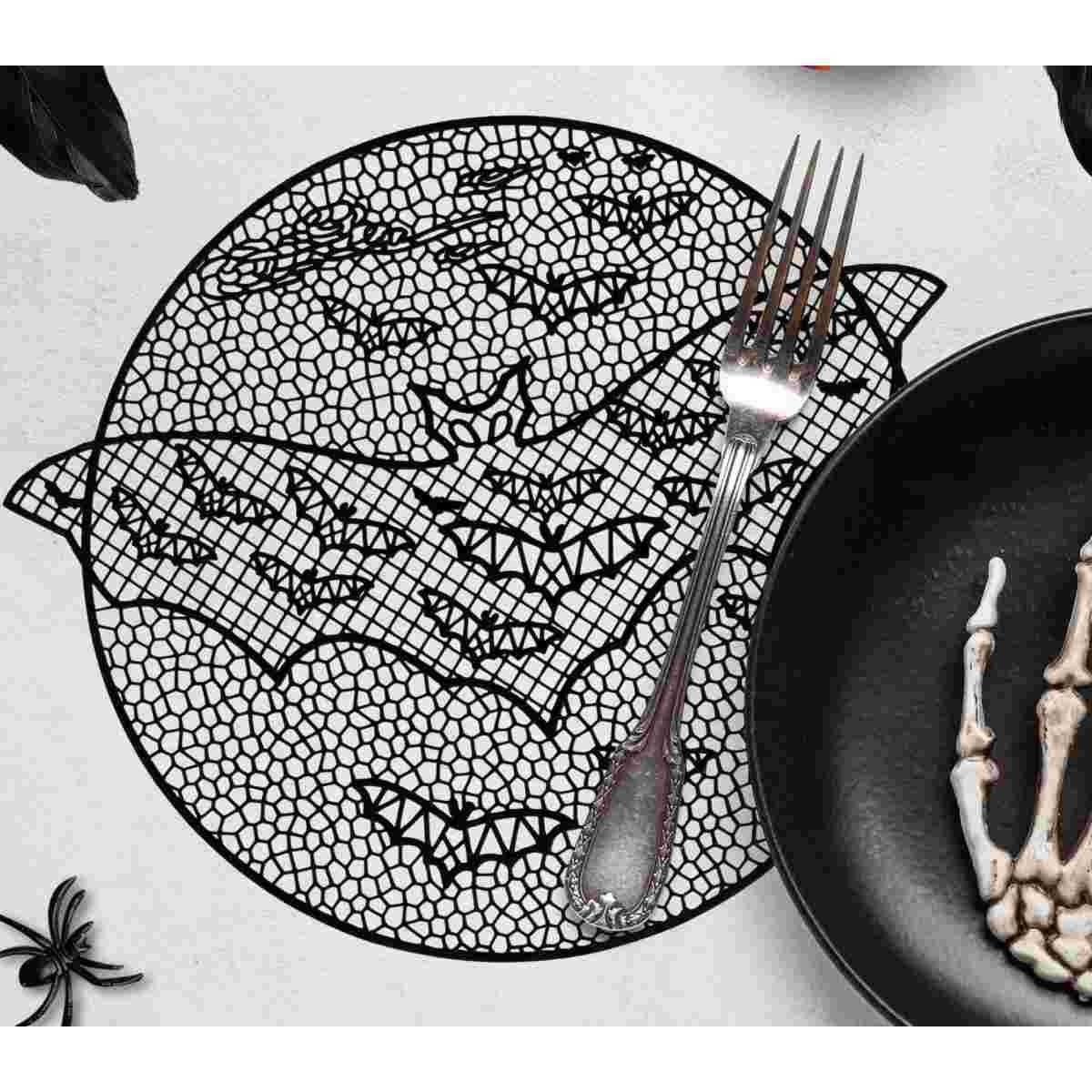 Tovaglietta sottopiatto pvc halloween pipistrello