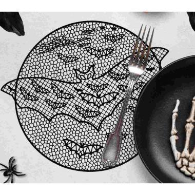 Tovaglietta sottopiatto pvc halloween pipistrello