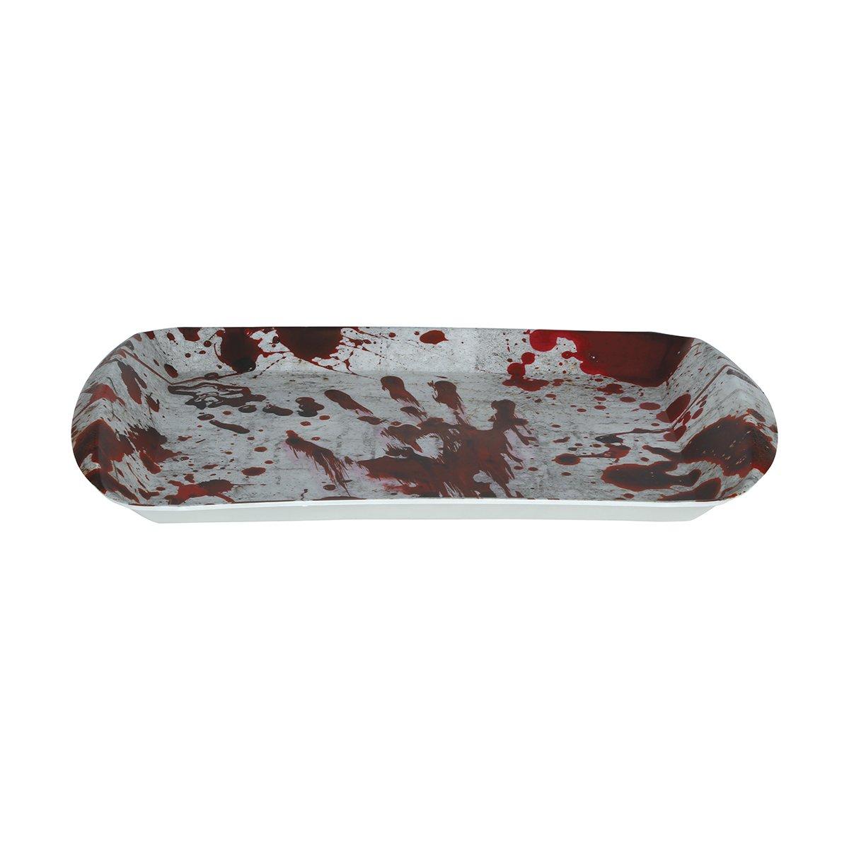 Vassoio halloween pvc impronte insanguinate