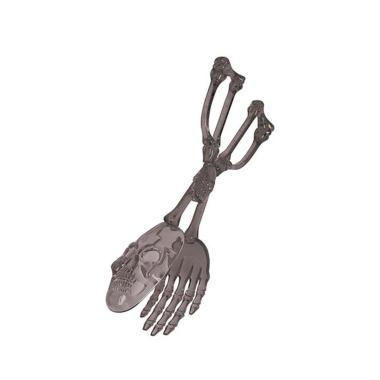 Pinza insalata halloween pvc teschio mani