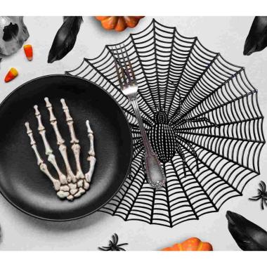 Tovaglietta sottopiatto pvc halloween ragnatela
