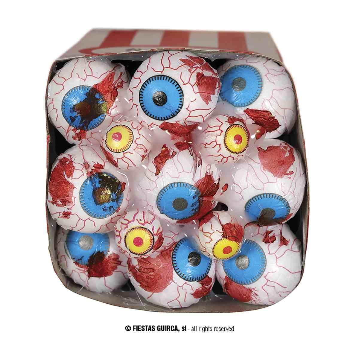 Scatola pop corn occhi insanguinati