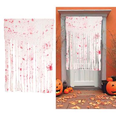 Tenda porta halloween insanguinata