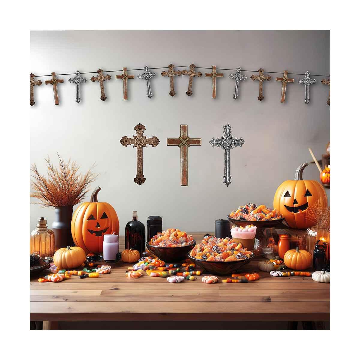 Festone halloween croci