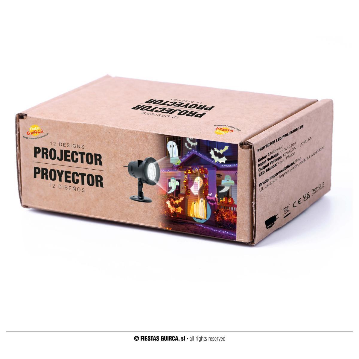 Proiettore led soggetti halloween movimento