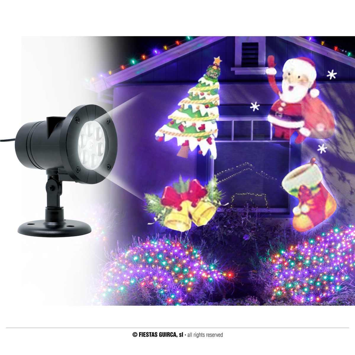 Proiettore led soggetti halloween movimento