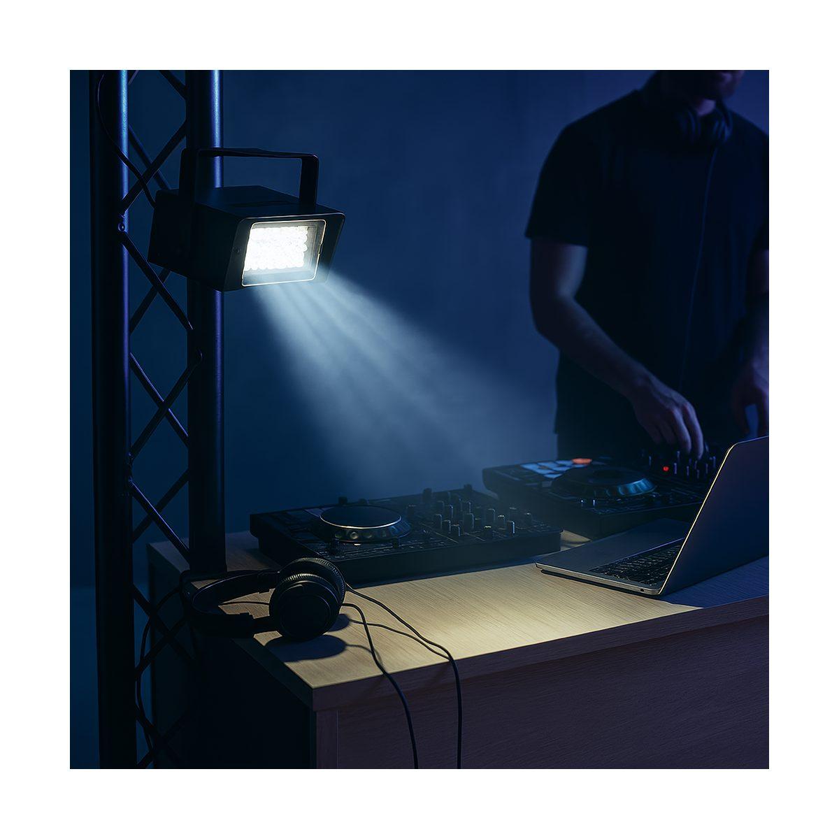 Luce flash led bianco regolabile