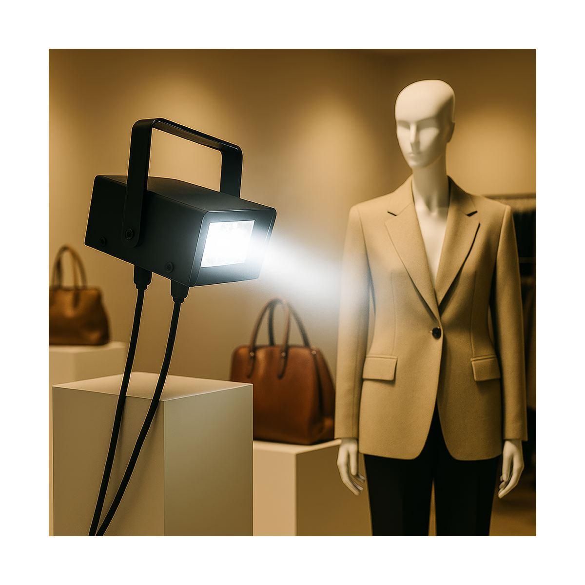 Luce flash led bianco regolabile
