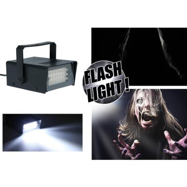 Luce flash led bianco regolabile