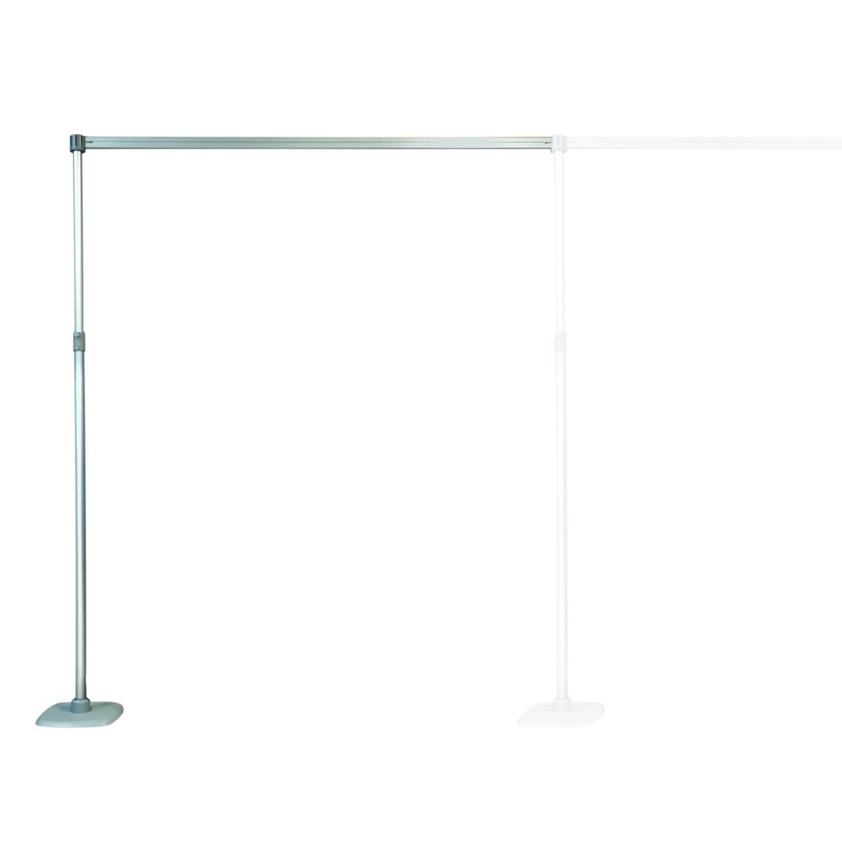 Tubi base in metallo portatenda estenzione 3 pz