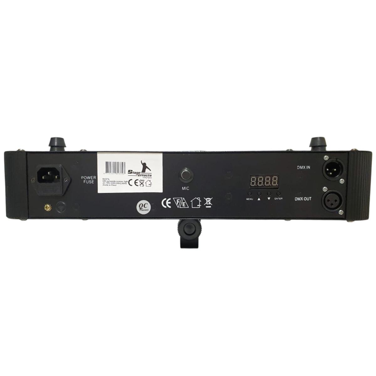 Luce mobile scanner led rgbw dmx 10w per animazione