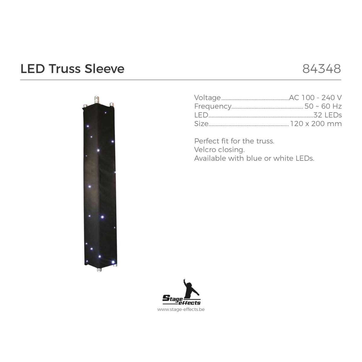 Telo nero per traliccio alluminio 40 led rgb