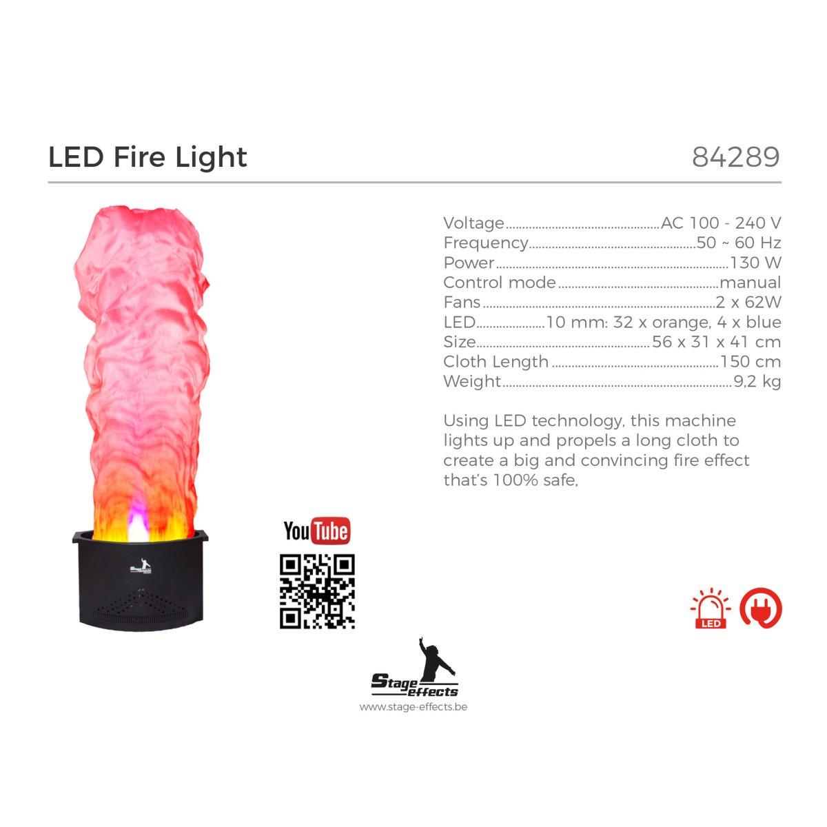 Lampada scenografica led effetto fiamma fuoco