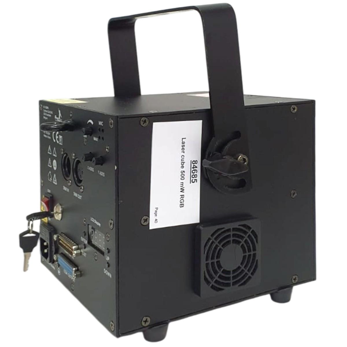 Proiettore laser cube 500mw rgb ilda