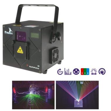 Proiettore laser cube 500mw rgb ilda