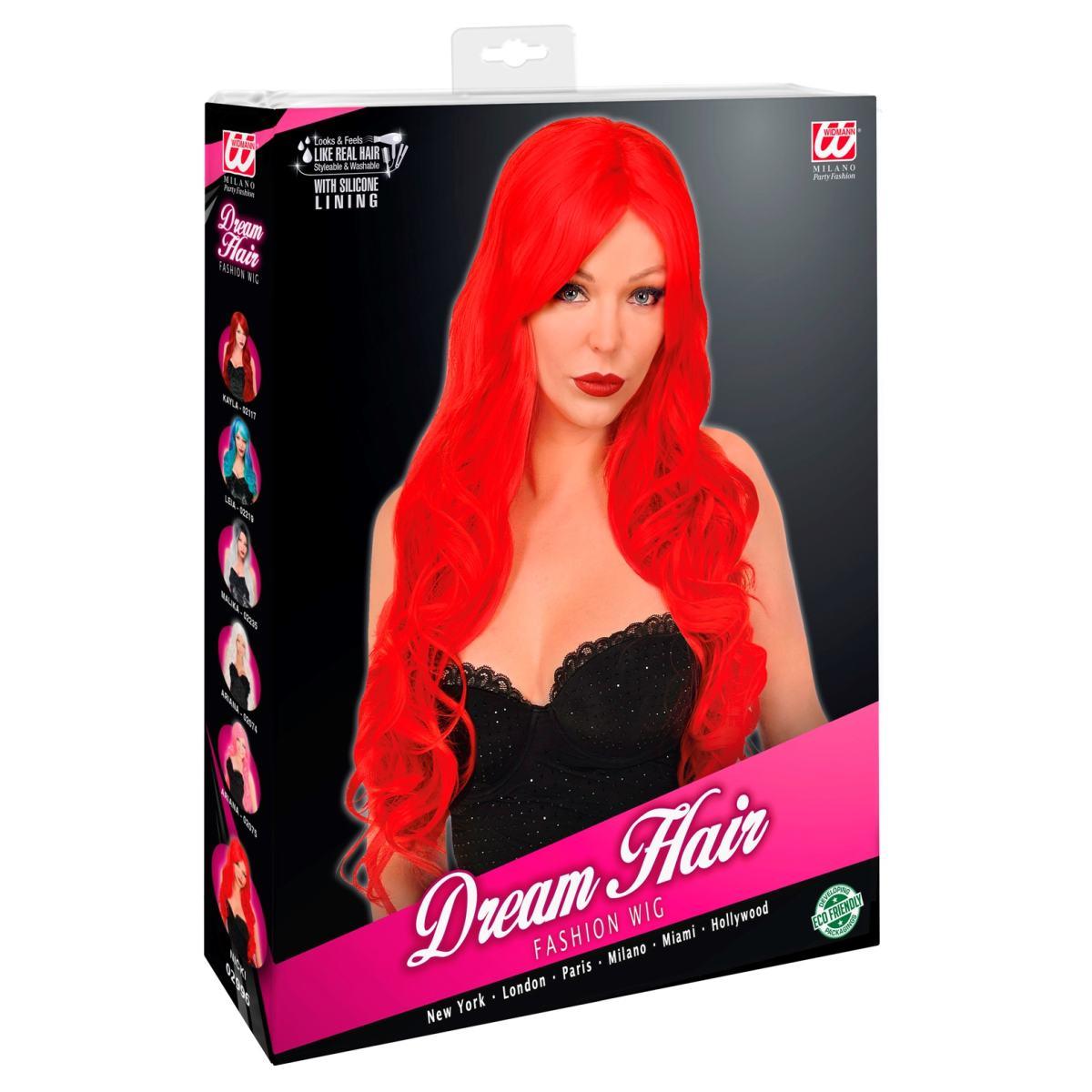 Parrucca dream rossa mossa lunga