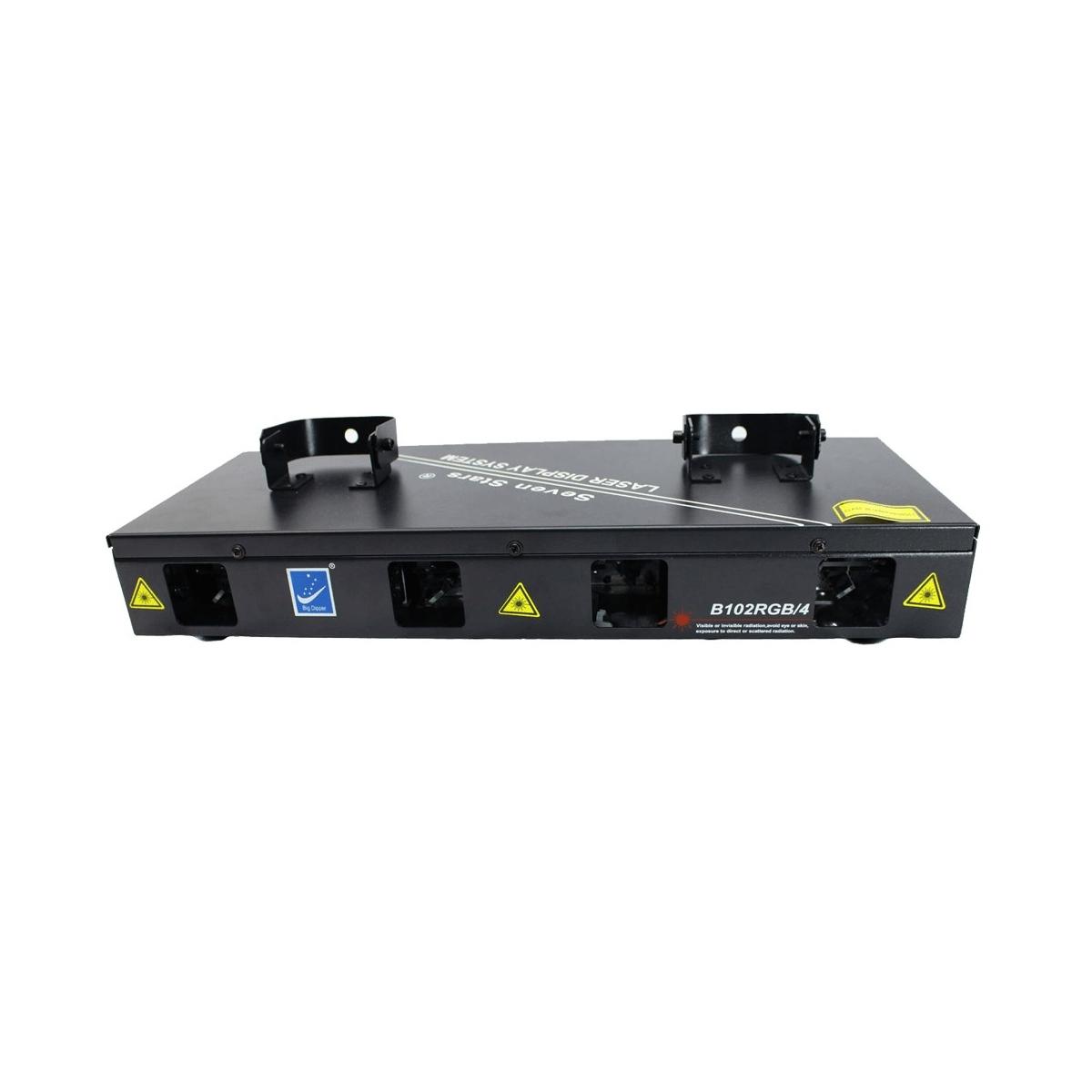 Proiettore laser professionale rgbv 4 teste 560mw